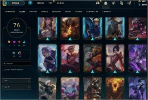 conta platina 1 - League of Legends LOL