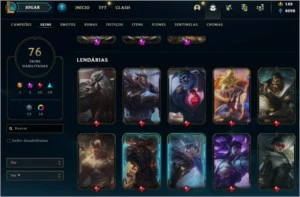conta platina 1 - League of Legends LOL