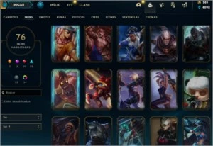 conta platina 1 - League of Legends LOL