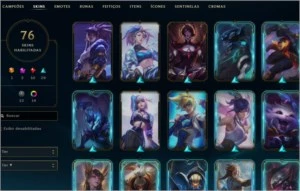 conta platina 1 - League of Legends LOL