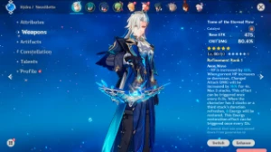Ar 47 Neuvilette + Bis + Full Comp Buildada - Genshin Impact