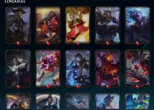 Conta LOL, MMR Gold, 163 Skins (Mid/Jungle/Top), All champs - League of Legends
