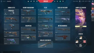 Conta valorant com varias skins