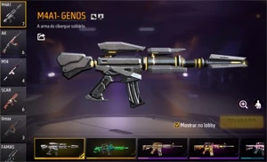 Conta Free Fire Gemada Muitas Skins de Arma LV. 64
