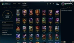 Vendo conta smurf borda de platina sem ter feito a md10 - League of Legends LOL