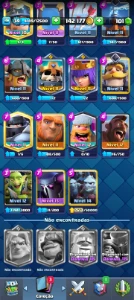 Conta Antiga Clash Royale, Quase Full Cartas