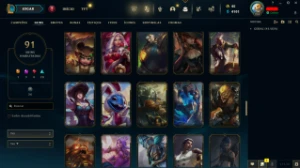 Conta LOL LVL 224 | 160 Campeões| 91 Skins |UNRANKED| 2016 - League of Legends