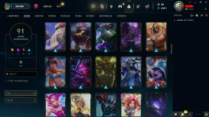Conta LOL LVL 224 | 160 Campeões| 91 Skins |UNRANKED| 2016 - League of Legends