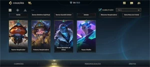 WILD RIFT MESTRE 56 SKINS; {6 LENDÁRIAS}; LENDA ARAM - League of Legends: Wild Rift LOL WR