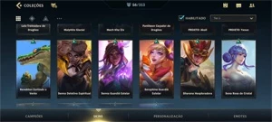 WILD RIFT MESTRE 56 SKINS; {6 LENDÁRIAS}; LENDA ARAM - League of Legends: Wild Rift LOL WR