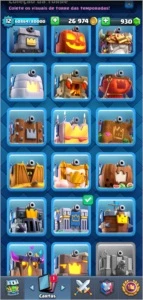 Conta de Clash Royale nvl 12 (quase 13)