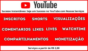 Inscritos Reais, Impacto Real: Aumente sua Popularidade - Redes Sociais