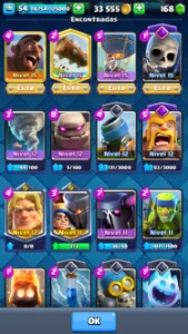 Conta Clash Royale