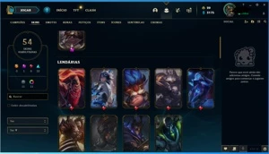 CONTA PRATA 2 IRELIA PRESTIGIO + SKINS LENDARIAS + CROMAS - League of Legends LOL