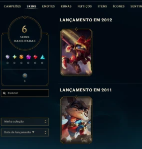 Ferro, Lvl 30, Upada Na Mão, 6 Skins! 50 Campeões, Honra 4 - League of Legends LOL