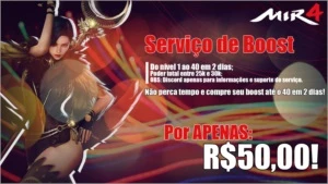 Boost de nivel mir4 nivel 1 ao 40 - Redes Sociais