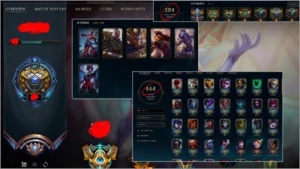RECOMPENSA CHALLENGER S5, S6, S7, S8. 200+ SKINS, FULL CHAMP - League of Legends LOL