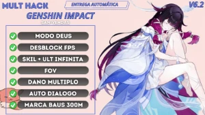 Hack Genshin Impact ( V6.2 ) ATUALIZADO