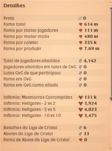 CONTA ALBION ONLINE-600M DE FAMA