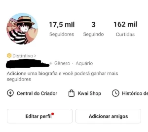 Contas kwai 1 a 19 mil seguidores! - Social Media