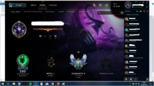 Vendo conta de LOL Elo:Diamante 5 ,60 skin todos os champs