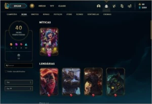 Conta Prata 4 Com Twitch Medieval - League of Legends LOL