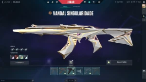 Conta valorant com diversas skins e rank ouro