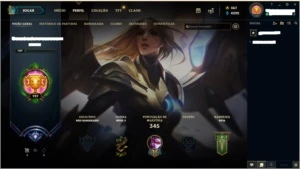 Conta LOL Ex-diamante 4 - League of Legends