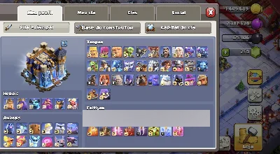 Conta clash os clans CV 18 full - Clash of Clans
