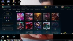 Conta de Lol platina 4 Todos os campeões 50 skins - League of Legends