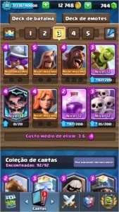 Conta 3600 coroas, lvl 10, líder de clã com 32000 troféus - Clash Royale