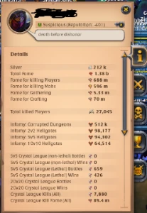 Vendo Conta Upada Da Forma Que Você Quiser. - Albion Online