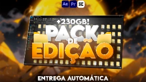 Mega Pack Para Edição De Vídeo +230Gb (Entrega Automática!) - Outros