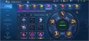 CONTA MOBILE LEGENDS - LENDA 5 - 52 SKINS - 60 HEROIS