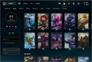 Conta ouro 2 com 89 skins e 139 champs - League of Legends LOL