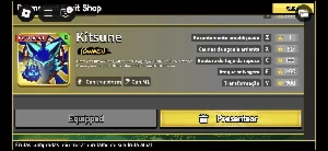 Conta do blox frut level 2550 com Kitsune e T-Rex permanente - Roblox