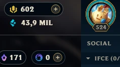 Conta LoL platina 2 - League of Legends