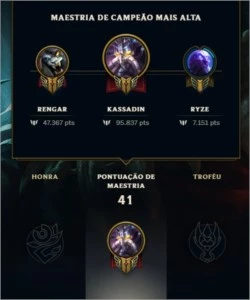 conta diamante 3 - League of Legends LOL