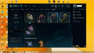 Conta de LOL 2012 - League of Legends