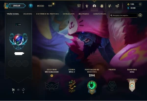 Conta NFA: 65 dias parada + não ranqueada + 128 skins - League of Legends LOL