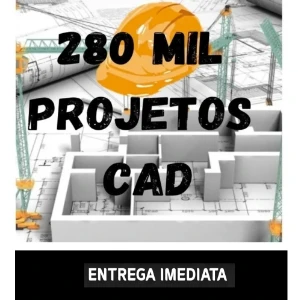 280mil Projetos Engenharia Autocad + 1600 Planilhas Eng