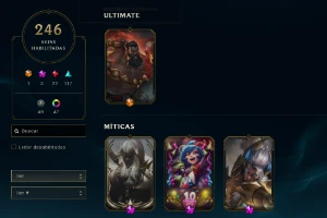 Conta Lol 395 + Muitas Skins Lendarias E Epicas + Valorant - League of Legends