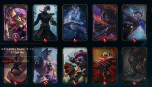 Conta Lol 395 + Muitas Skins Lendarias E Epicas + Valorant - League of Legends