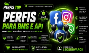 🚀 Perfis Facebook Premium Para Bm E Api | Alta Qualidade | - Redes Sociais