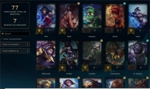conta diamante 2 44 champions e 11 skins - League of Legends LOL