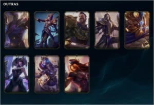 Conta de LOL +100 Skins/Todos os Champs/Ouro+ - League of Legends