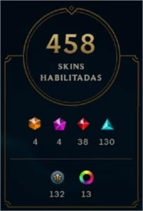 Conta Season 02 - Todos Champs - 458 Skins - League of Legends LOL