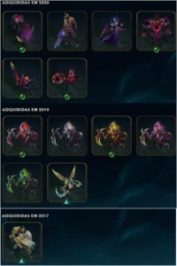 Conta Season 02 - Todos Champs - 458 Skins - League of Legends LOL