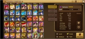 #427 Nana Jamire Teshar Ariel Woosa - Summoners War