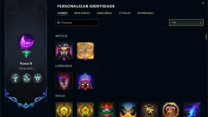 Conta de lol desde 2016 quase lvl 600 - League of Legends